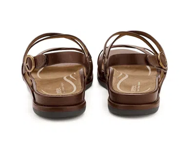Aetrex Piper Adjustable Quarter Strap Sandals In Multi