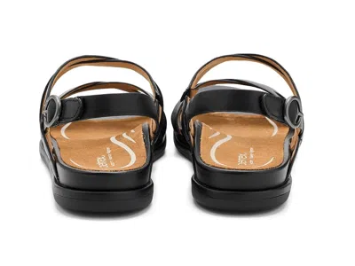 Aetrex Piper Adjustable Quarter Strap Sandals In Multi