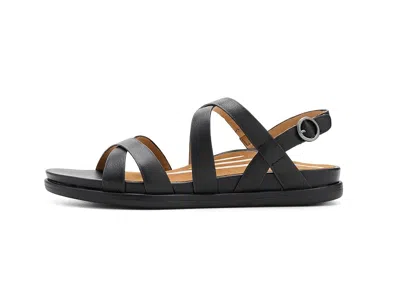 Aetrex Piper Adjustable Quarter Strap Sandals In Multi