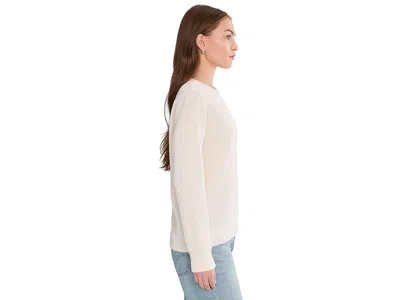 Pact Shoreline Pullover Sweater In White