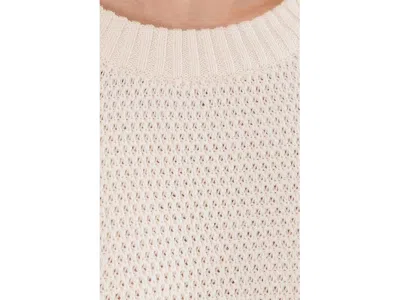 Pact Shoreline Pullover Sweater In White