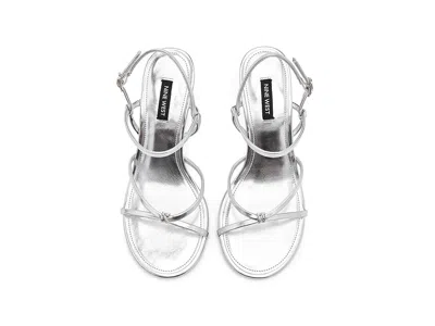 Nine West Devva Wedge Sandal In Silver