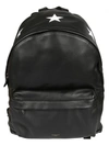 Givenchy Star-print Leather Backpack In Black