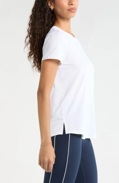Zella Equilibrium Cocoon T-shirt In White