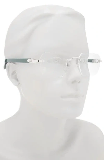 Cartier 54mm Rectangular Optical Glasses In Transparent
