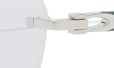 Cartier 54mm Rectangular Optical Glasses In Transparent