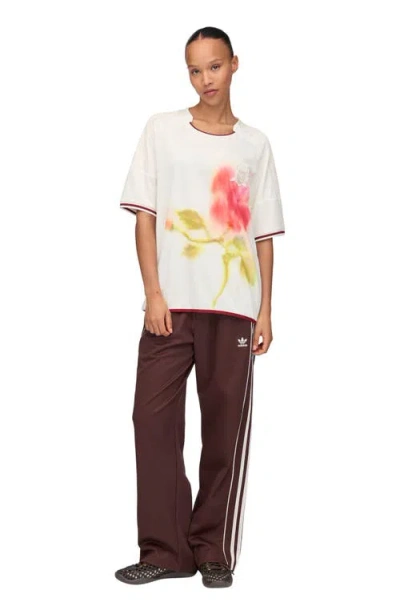 Adidas Originals Adidas X Wales Bonner Regular Fit Stripe Track Pants In Brown