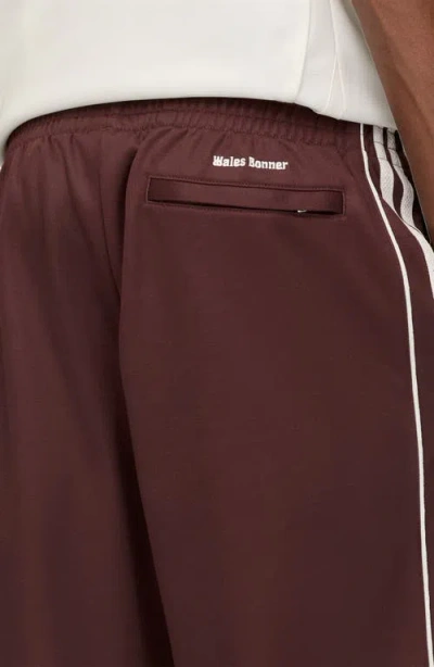 Adidas Originals Adidas X Wales Bonner Regular Fit Stripe Track Pants In Brown