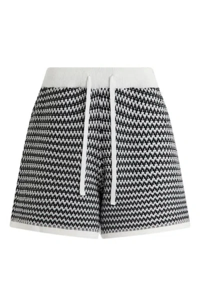 Varley Cotton Knitted Villiers Shorts In Multi