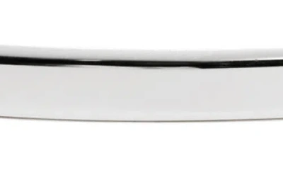 Monica Vinader Essential Slim Bangle In Silver