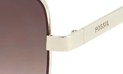 Fossil 57mm Gradient Square Sunglasses In Multi
