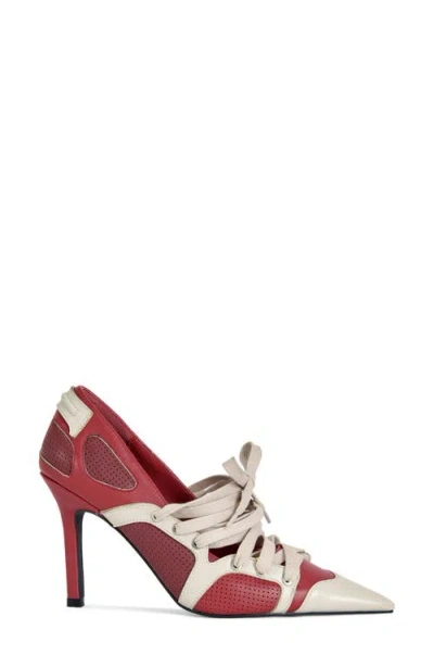Azalea Wang Firestring Pointed Toe Pump In Multi