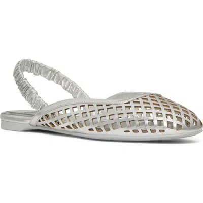 Kate Spade New York Slingback Flat In Silver