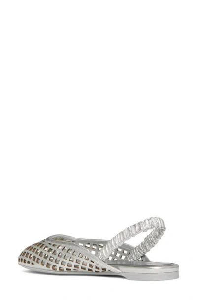 Kate Spade New York Slingback Flat In Silver