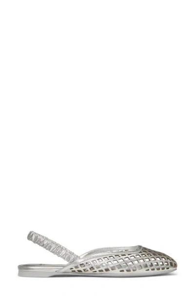 Kate Spade New York Slingback Flat In Silver