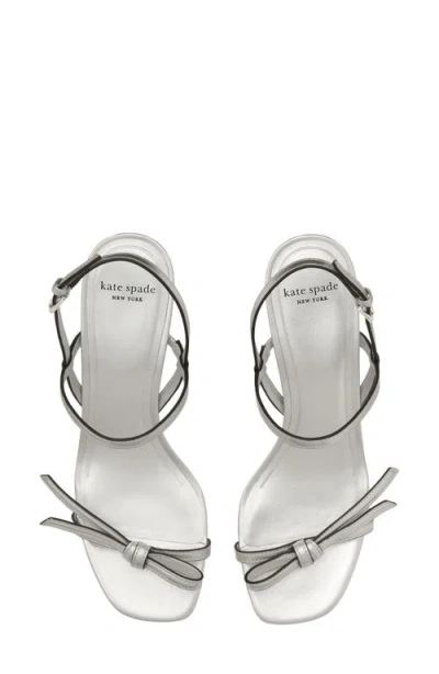 Kate Spade New York Loop Slingback Sandal In Silver