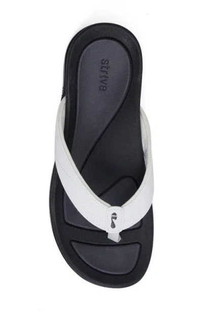 Strive Wave Waterproof Flip Flop In Gray