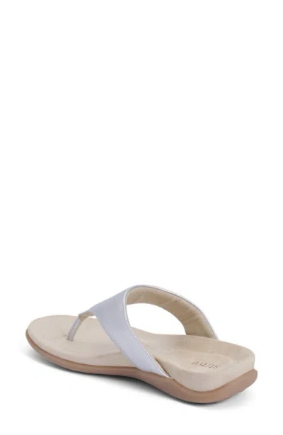 Strive Antibes Flip Flop In Silver