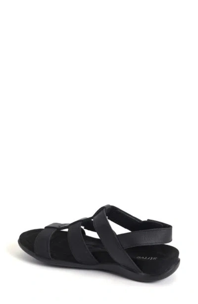 Strive Cassis Cage Sandal In Black