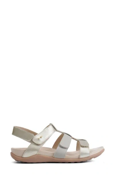 Strive Cassis Cage Sandal In Gold