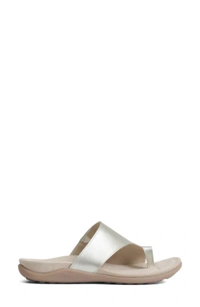 Strive Capri Iv Toe Loop Sandal In Gold