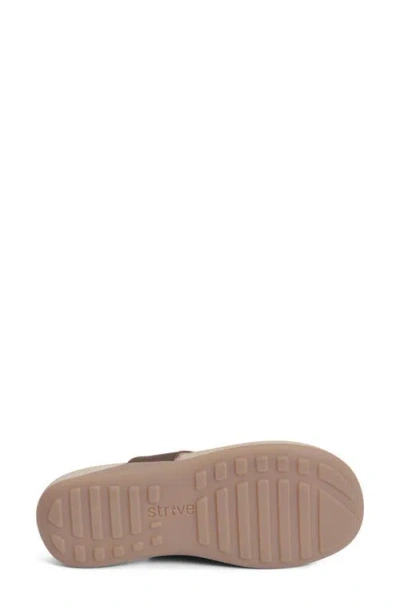 Strive Capri Iv Toe Loop Sandal In Gold