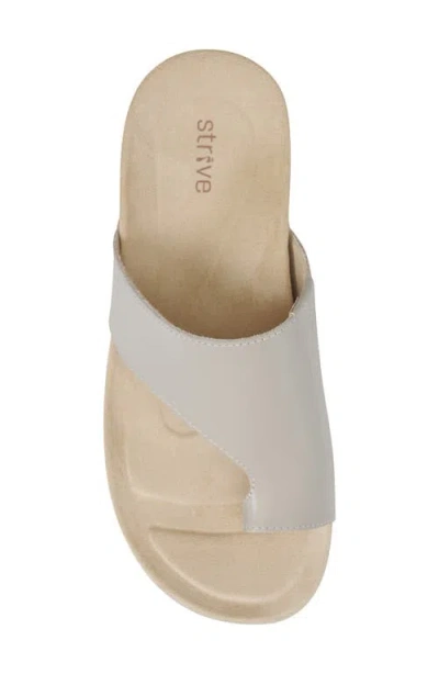 Strive Capri Iv Toe Loop Sandal In Gray