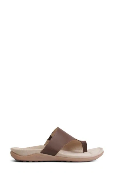 Strive Capri Iv Toe Loop Sandal In Brown