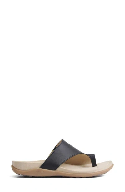 Strive Capri Iv Toe Loop Sandal In Black