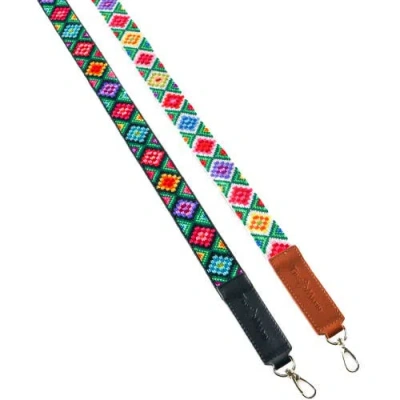 Tin Marin Mai Woven Bag Strap In Multi