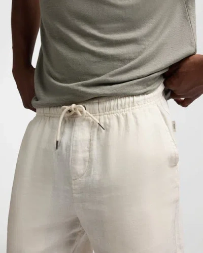 Onia Pigment Dye Linen Pull On Short In Multi