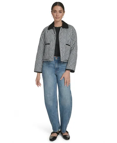 Levi's Quilted Barn Jacket In Gray