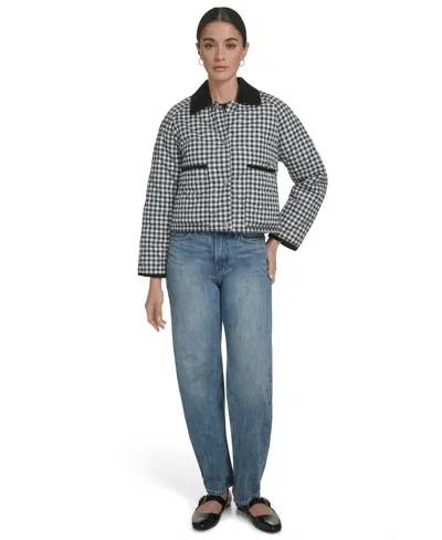 Levi's Quilted Barn Jacket In Gray