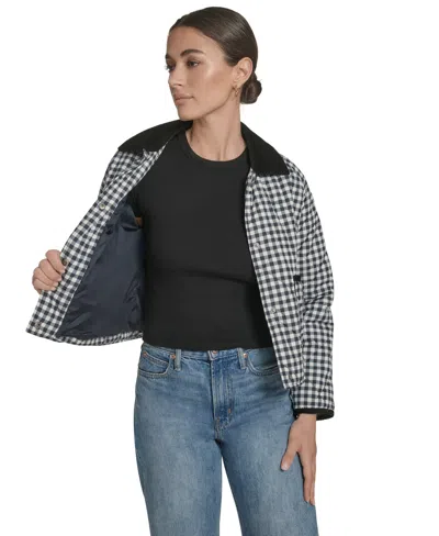 Levi's Quilted Barn Jacket In Gray