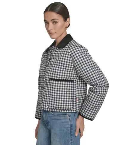 Levi's Quilted Barn Jacket In Gray