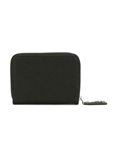 Shop Saint Laurent Rive Gauche Compact Wallet In Black