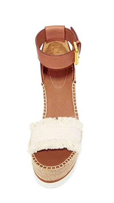 Shop See By Chloé Wedge Espadrilles In Canvas