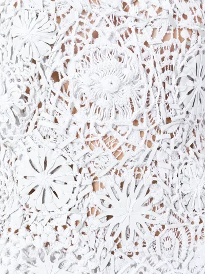 Anjuna 플로럴 자수 드레스 In White