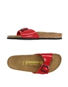 Birkenstock Sandals In Red