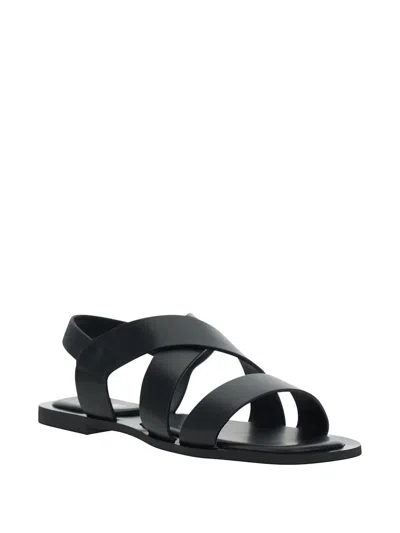 Pollini Crossover-strap Slingback Sandals In Multi