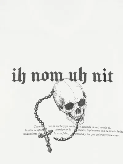 Ih Nom Uh Nit Skull-print T-shirt In White