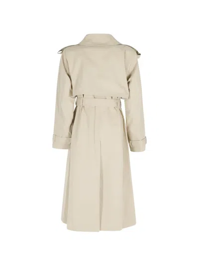 Herskind Astra Double-breasted Trench Coat In Multi