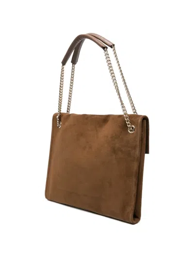 Orciani Venus Shoulder Bag In Orange