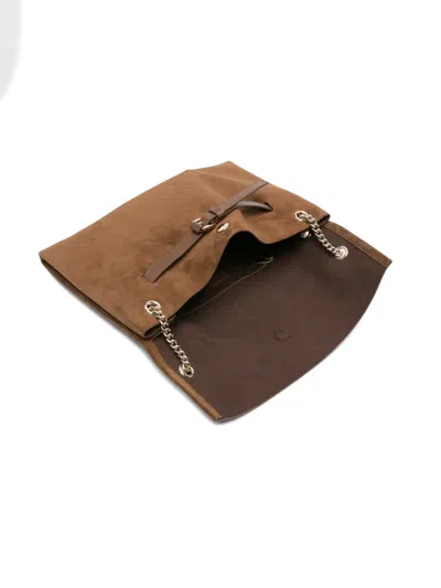 Orciani Venus Shoulder Bag In Orange