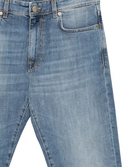 Incotex Belt-loop Pocket Jeans In Blue