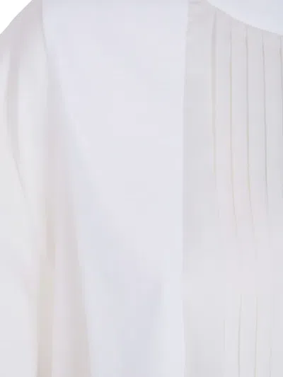 Sacai Panelled T-shirt In White