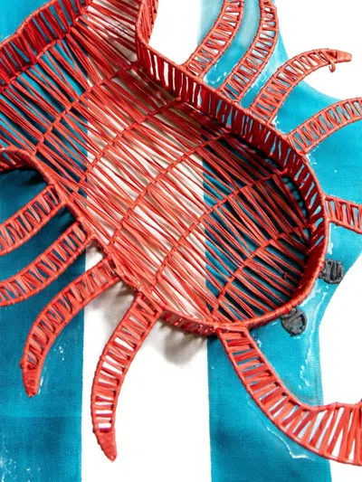 Les-ottomans 랍스터 우븐 바스켓 In Brown