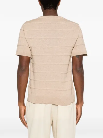 Imperial Horizontal-stripe T-shirt In Neutral