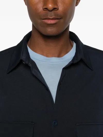 Imperial Flap-pocket Shirt Jacket In Blue