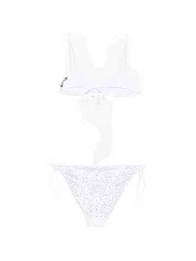 Venuja Triangle-cup Bikini In White